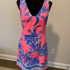 Lilly Pulitzer sleeveless summer dress. Never worn.